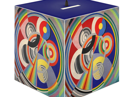 Rythme No. 1 by Robert Delaunay Light Cube Lamp