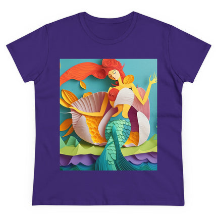 Charming Mermaid Women's Midweight Cotton Tee