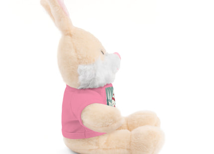 Candy Cane Timekeeper Bunny Stuffed Animals with Tee