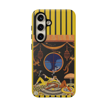 Falbalas et fanfreluches La paresse (Laziness) by George Barbier Phone Cases
