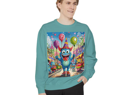 Monster Parade Madness Unisex Garment-Dyed Sweatshirt