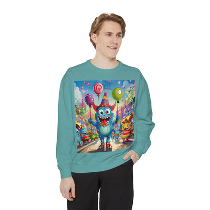 Monster Parade Madness Unisex Garment-Dyed Sweatshirt