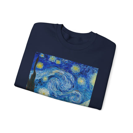 The Starry Night by Vincent Van Gogh Heavy Blend™ Crewneck Sweatshirt
