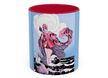 Goddess of the Swirling Sea Colorful Mugs (11oz, 15oz)