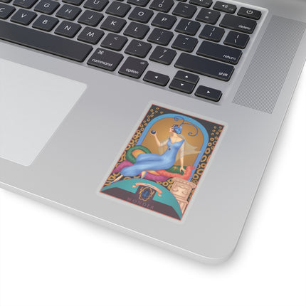 September & Sapphire (from the Gem Series) by Sofia Chiostri Copper Kiss-Cut Stickers (4 Sizes)