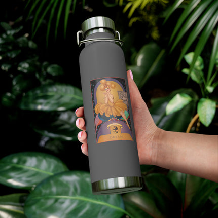 November & Topaz (from the Gem Series) by Sofia Chiostri Copper Vacuum Insulated Bottle, 22oz