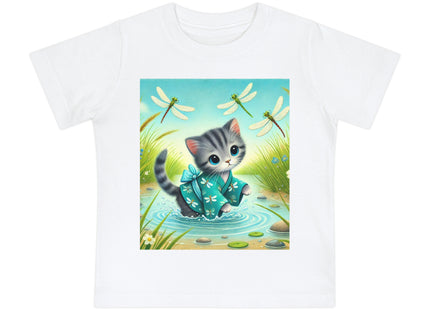 Kitten by the Still Waters Baby Short Sleeve T-Shirt