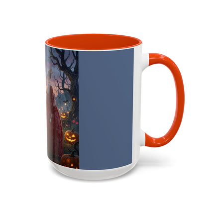 ♥️🎃 The Queen Of Hearts Halloween Masquerade Colorful Mug – Royal Halloween Fantasy