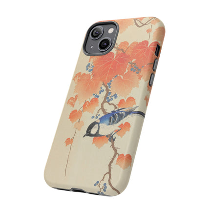 Japanese Bird and Branch by Ohara Koson Phone Cases