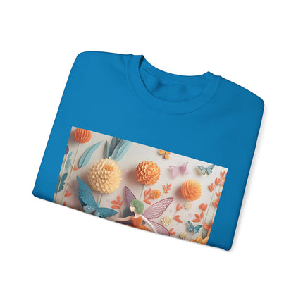 Dahlia Fairy Unisex Heavy Blend™ Crewneck Sweatshirt