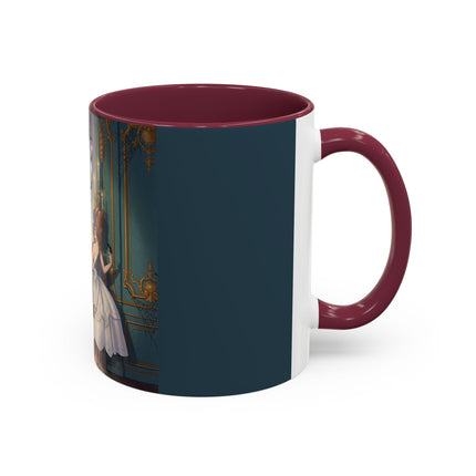 🕯️🎃 The Moonlit Manor Drawing Room Colorful Mug – Elegant Halloween Charm
