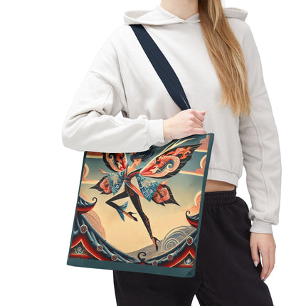 The Dragon Fairy of the Temple Tote Bag – Mythic Grace & Ancient Power