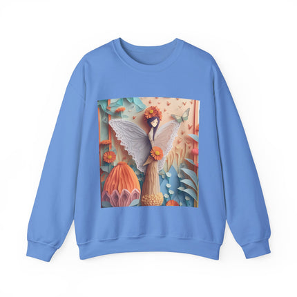 Zinnia Fairy Unisex Heavy Blend™ Crewneck Sweatshirt
