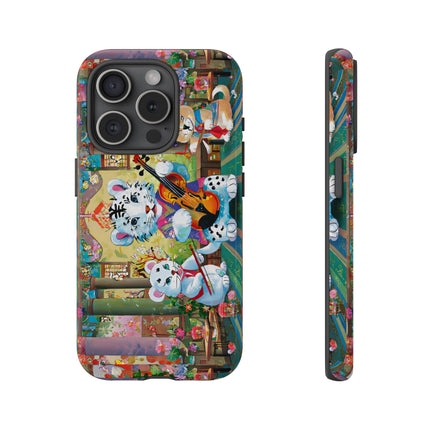 Melodies of the Snow Lion Cub Phone Cases