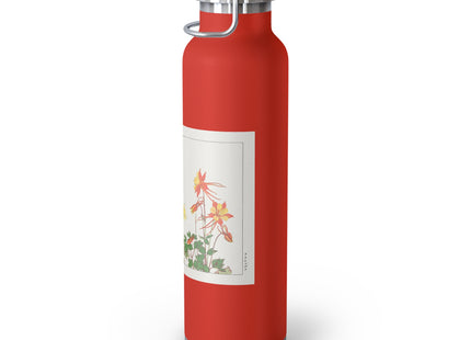 Aquilegia Flower by Tanigami Kônan Copper Vacuum Insulated Bottle, 22oz