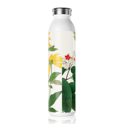 Clerodendrum & Rudbeckia Flower by Tanigami Kônan Slim Water Bottle