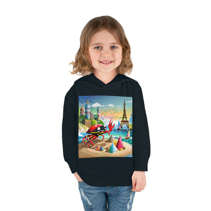 Crab Architect Toddler Pullover Fleece Hoodie