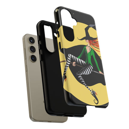 A Witch’s Moonlit Flight Phone Cases