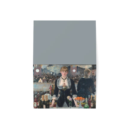 A Bar at the Folies-Bergère by Edouard Manet Greeting Cards (1, 10, 30, and 50pcs)