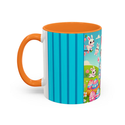 Springtime Kitten’s Easter Joy Colorful Mugs (11oz, 15oz)