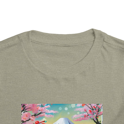 Rainy Day Ducks Toddler Short Sleeve Tee