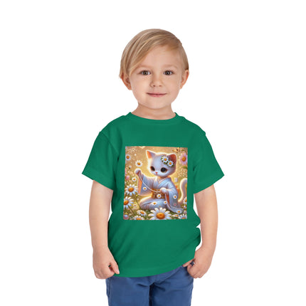 Daisy Chain Whimsy Toddler Short Sleeve Tee