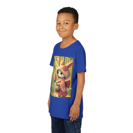 Geisha Kitten’s Easter Stroll Youth Short Sleeve Tee