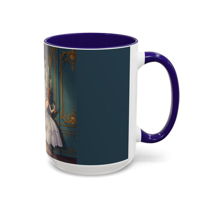 🕯️🎃 The Moonlit Manor Drawing Room Colorful Mug – Elegant Halloween Charm
