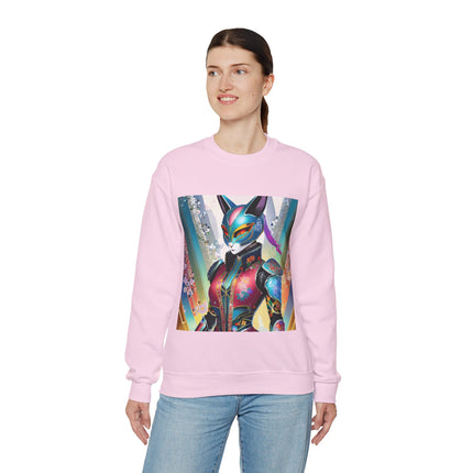 Cyberpunk Chic Unisex Heavy Blend™ Crewneck Sweatshirt