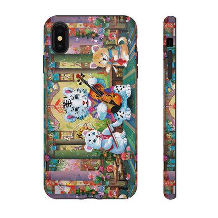 Melodies of the Snow Lion Cub Phone Cases