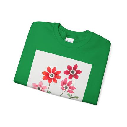 Anemoon, Anemone by Anselmus Boëtius de Boodt Heavy Blend™ Crewneck Sweatshirt