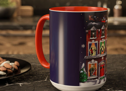 A Christmas Eve Celebration Colorful Mugs (11oz, 15oz)