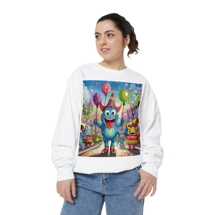 Monster Parade Madness Unisex Garment-Dyed Sweatshirt