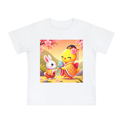 Whimsical Springtime Exchange Baby Short Sleeve T-Shirt