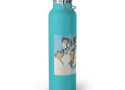 Reproduction of Ladies in Blue by Emile Gilliéron Copper Vacuum Insulated Bottle, 22oz