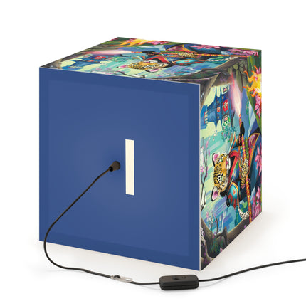 Cyberpunk Leopard Light Cube Lamp