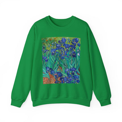 Irises by Vincent Van Gogh Heavy Blend™ Crewneck Sweatshirt