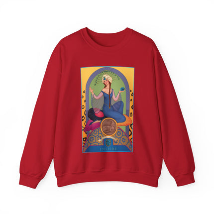 December & Tanzanite (from the Gem Series) by Sofia Chiostri Heavy Blend™ Crewneck Sweatshirt