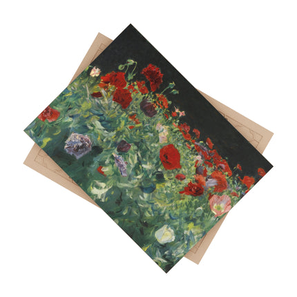 Poppies (A Study of Poppies for Carnation, Lily, Lily, Rose) by John Singer Sargent Ceramic Tile