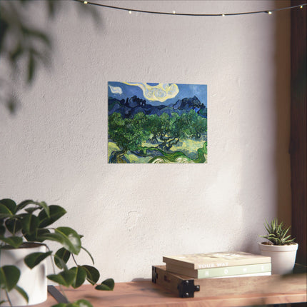 Olive Trees by Vincent Van Gogh Matte Horizontal Posters