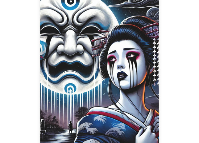 Geisha’s Black Ink Tears Postcards (envelopes included) - Bundles of 10, 30, 50 Pieces