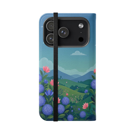 🌸🌿 The Garden Hide-And-Seek Flip Case – Art Deco Floral Whimsy