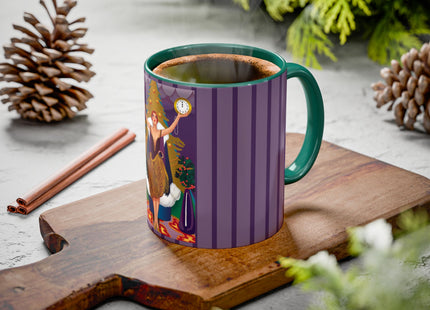 Countdown to Christmas Elegance Colorful Mugs (11oz, 15oz)
