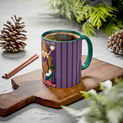 Countdown to Christmas Elegance Colorful Mugs (11oz, 15oz)