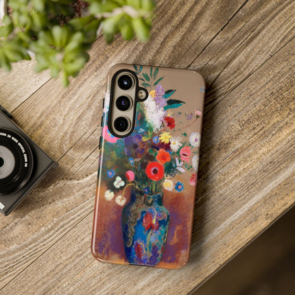 Bouquet of Flowers by Odilon Redon Phone Cases