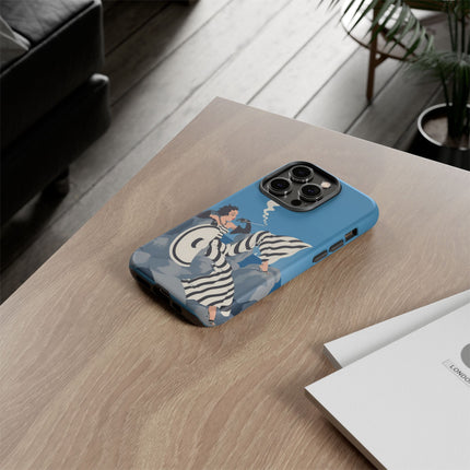 Art Deco Smoker Phone Case – Glamorous Lounging & Timeless Allure