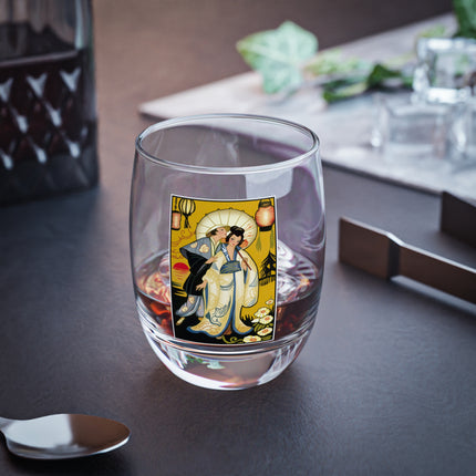 Golden Embrace Whiskey Glass