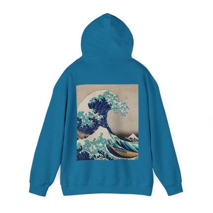 The Great Wave off Kanagawa by Katsushika Hokusai Heavy Blend™ Hooded Sweatshirt
