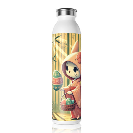 Geisha Kitten’s Easter Slim Water Bottle
