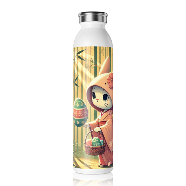 Geisha Kitten’s Easter Slim Water Bottle